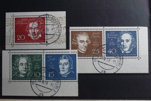 BRD 315-319 gestempelt Stempel Berlin Bundesrepublik Deutschland #SI312