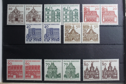 BRD 454-461 postfrisch als waagerechte Paare #SI465