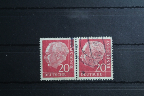 BRD 185xWv gestempelt als waagerechtes Paar Bundesrepublik #SI594