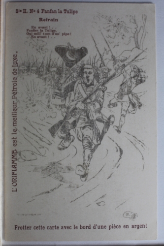 AK Frankreich Sie H. N. 4 Fanfan la Tulipe Künstlerkarte ungebraucht #PF027