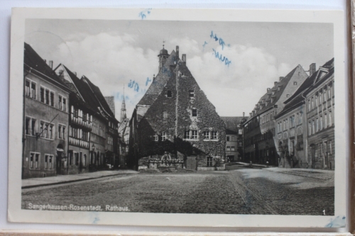 AK Sangerhausen Rathaus 1949 gebraucht #PF060