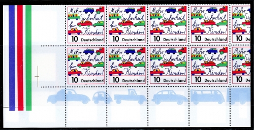 Bund 10er Bogen 1954 postfrisch