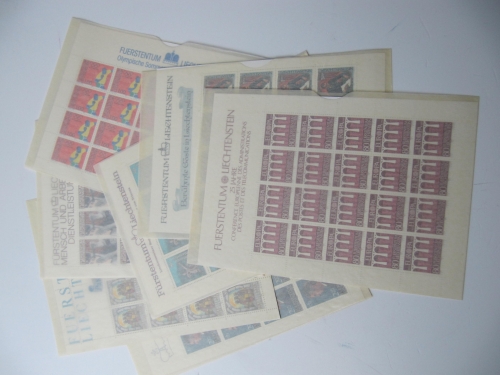 Liechtenstein Jahrg. 1984 mit 20x 837-865 postfrisch