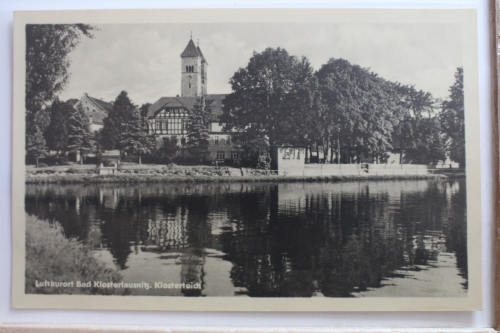 AK Bad Klosterlausnitz Klosterteich ungebraucht #PF121