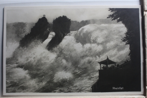 AK Rheinfall vom Fischetz aus ungebraucht #PF367