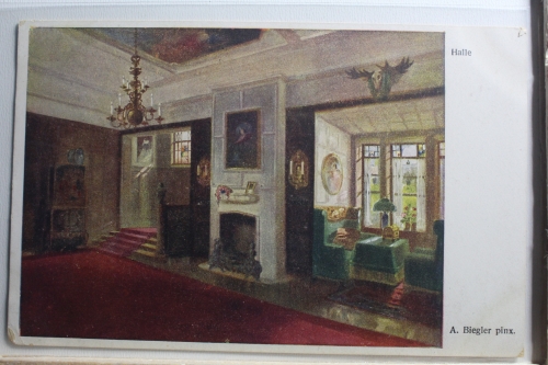 AK Deutschland Biegler, A., Halle Künstlerkarte 1918 gebraucht #PF385