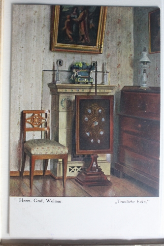 AK Deutschland Herm. Graf, Weimar "Trautes Heim" 1918 ungebraucht #PF386