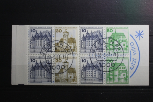 Berlin MH 11ca PF XII oZ gestempelt Plattenfehler #SK471