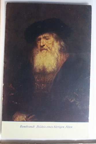AK Deutschland Bildnis eines bärtigen Alten -Rembrandt ungebraucht #PF469