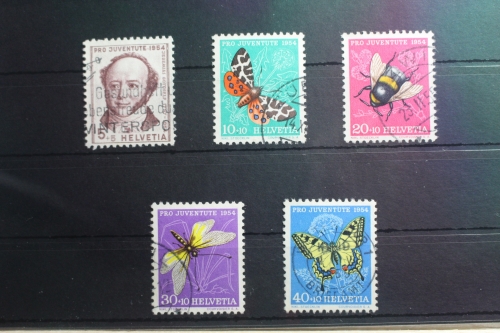 Schweiz 602-606 gestempelt #SL126