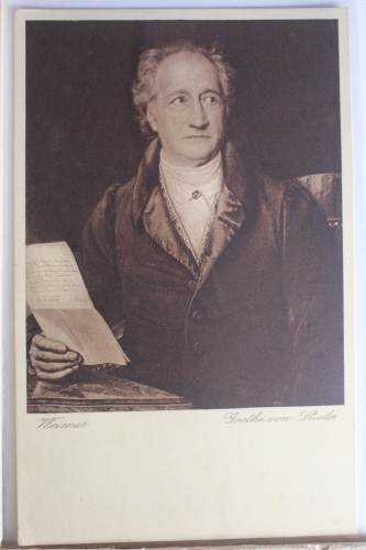 AK Weimar Goethe von Stieler Weimar, Goethe-Jahr 1932 ungebraucht #PE663