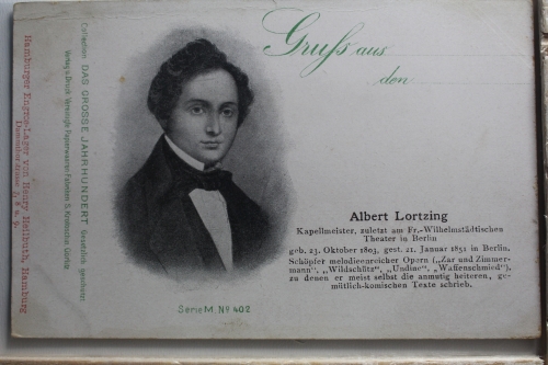 AK Deutschland Porträtkarte - Albert Lortzing ungebraucht #PE727