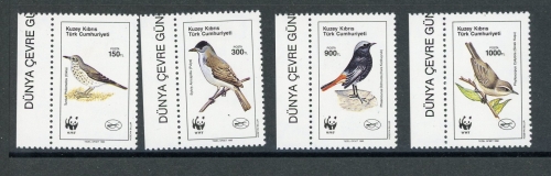Türkei 275-278 postfrisch Vögel #JD294