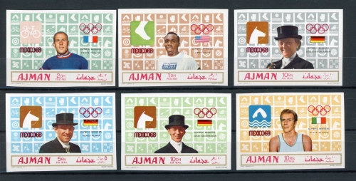 Ajman 448-453B postfrisch