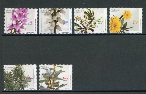 Portugal Madeira 205-210 postfrisch Blumen #IF394