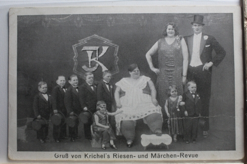 AK Deutschland Kirichel's Riesen- und Märchen-Revue 1906 gebraucht #PE955