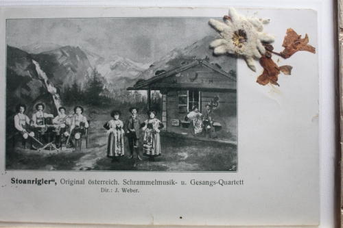 AK Österreich "Stoanriger" Schrammelmusik- u. Gesangsquartett ungebraucht #PE985