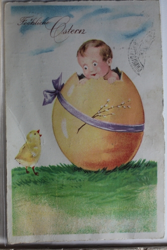 AK Deutschland Grußkarte 1930 gebraucht #PE992