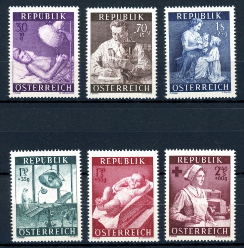 Österreich 999-1004 postfrisch