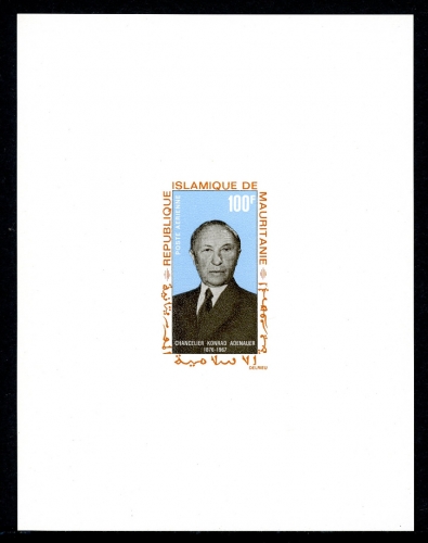 Mauretanien Ministerblock 333 postfrisch Adenauer #JS519
