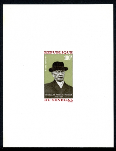 Senegal Ministerblock 371 postfrisch Adenauer #IN479