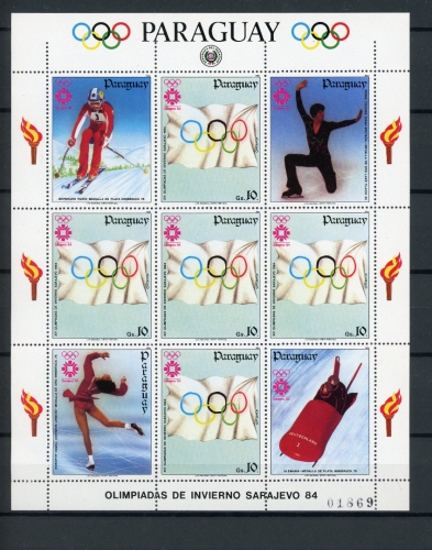 Paraguay Kleinb 3734 postfrisch Olympia #IF230