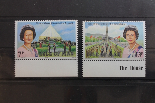 Großbritannien Isle of Man 150-151 postfrisch