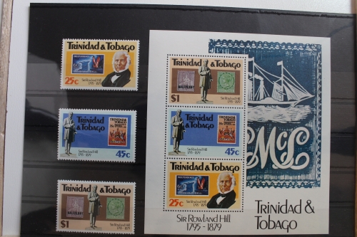 Trinidad und Tobago 401-403, Block 29 mit 401-403 postfrisch