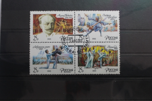 Russland 283-286 gestempelt