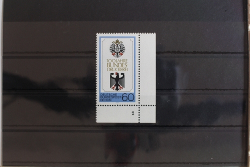 Berlin 598 postfrisch als Eckrand mit Formnummer 2 #SO172