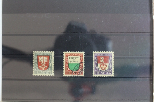 Schweiz 149-151 gestempelt