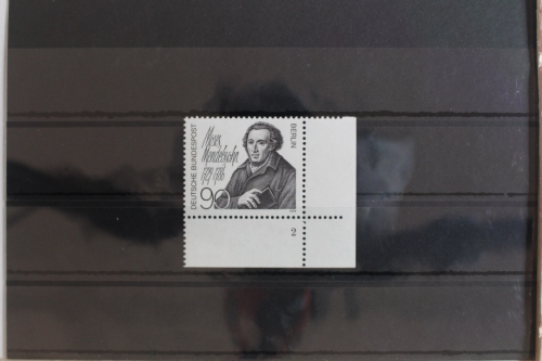 Berlin 601 postfrisch als Eckrand mit Formnummer 2 #SO175