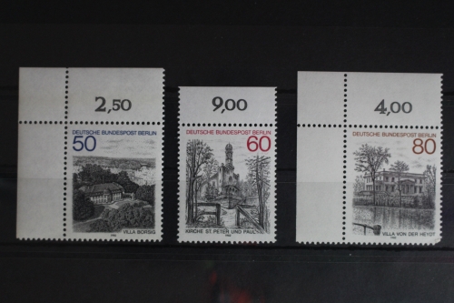 Berlin 685-687 postfrisch Oberrand #SR589