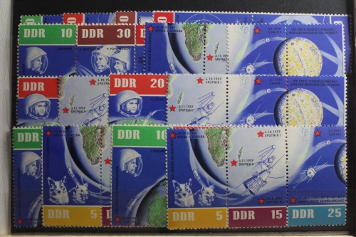 DDR W Zd 58 - W Zd 69 und S Zd 40 - S Zd 43 postfrisch