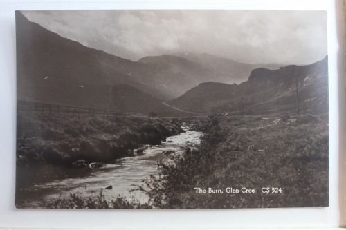 AK Schottland The Burn, Glen Croe ungebraucht #PF481