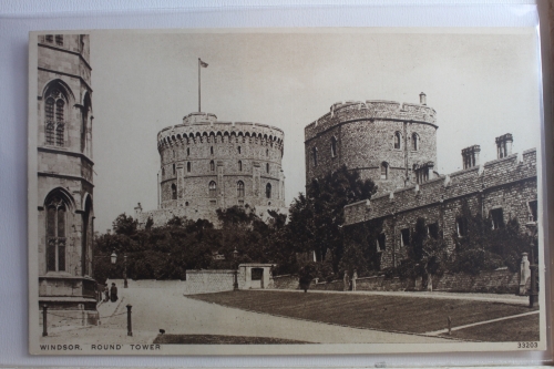 AK Windsor Castle Round Tower ungebraucht #PF513