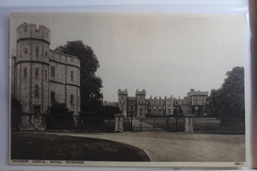 AK Windsor Castle Royal Entrance ungebraucht #PF529