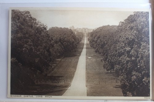 AK Windsor Castle Long Walk ungebraucht #PF530