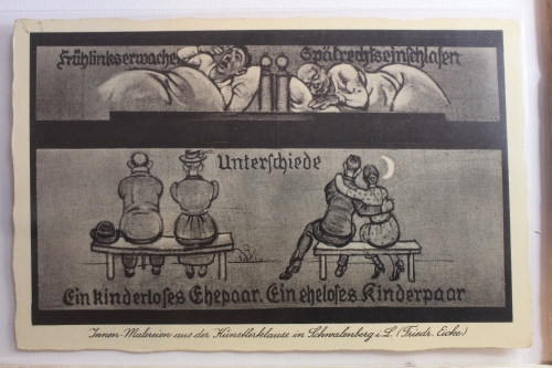AK Schwalenberg Malereien der Künstlerklause H. Niederbracht ungebraucht #PF543