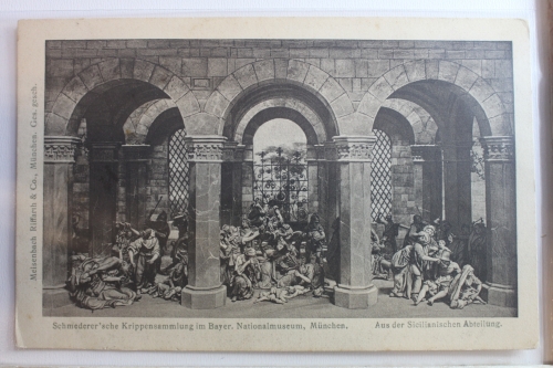 AK München Nationalmuseum - Schmeder'ische Krippensammlung ungebraucht #PF565