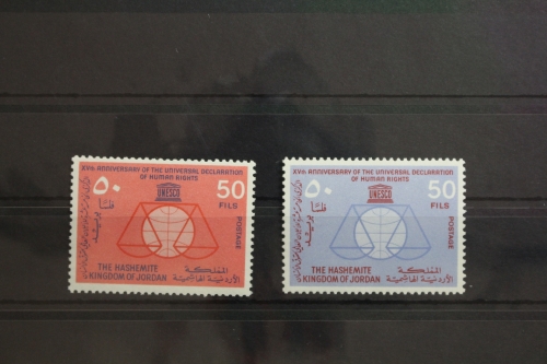 Jordanien 395A-396A postfrisch #ST798