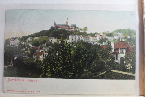 AK Hamburg-Blankenese Süllberg III. 1910 gebraucht #PF707