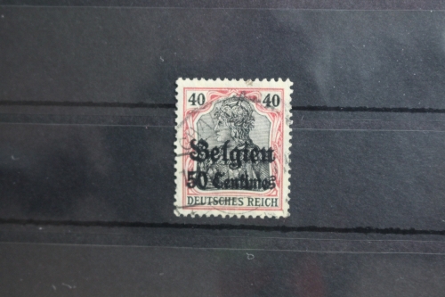 Deutsche Besetzung 1. WK Belgien 5 gestempelt