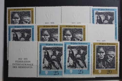 DDR W Zd 248 - W Zd 253 postfrisch