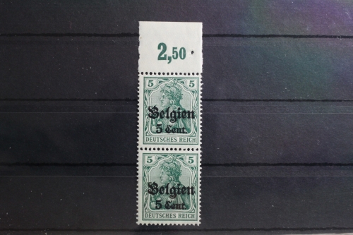 Deutsche Besetzung 1. WK Belgien 12 P OR postfrisch