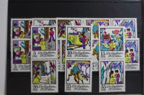 DDR W Zd 281 - W Zd 286 und S Zd 122 - S Zd 124 postfrisch #SX066