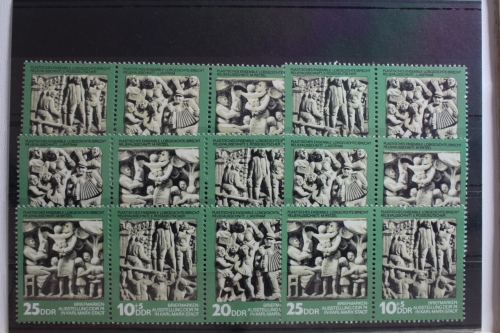 DDR W Zd 302 - W Zd 307 postfrisch