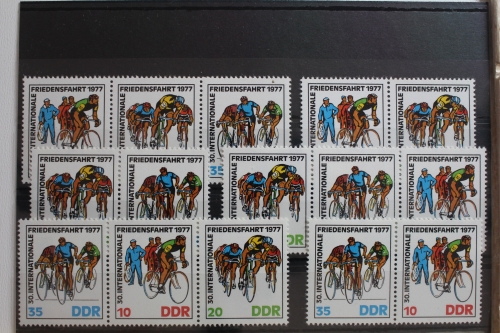 DDR W Zd 343 - W Zd 348 postfrisch