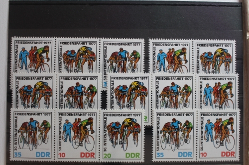 DDR W Zd 343 - W Zd 348 postfrisch #SX443