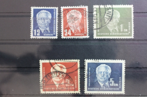 DDR 251-255 gestempelt Poststempel Bedarfsstempel #SX201